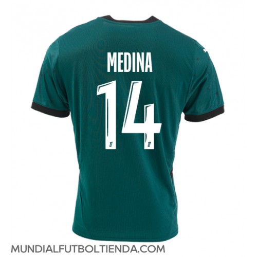 Camiseta RC Lens Facundo Medina #14 Segunda Equipación Replica 2024-25 mangas cortas